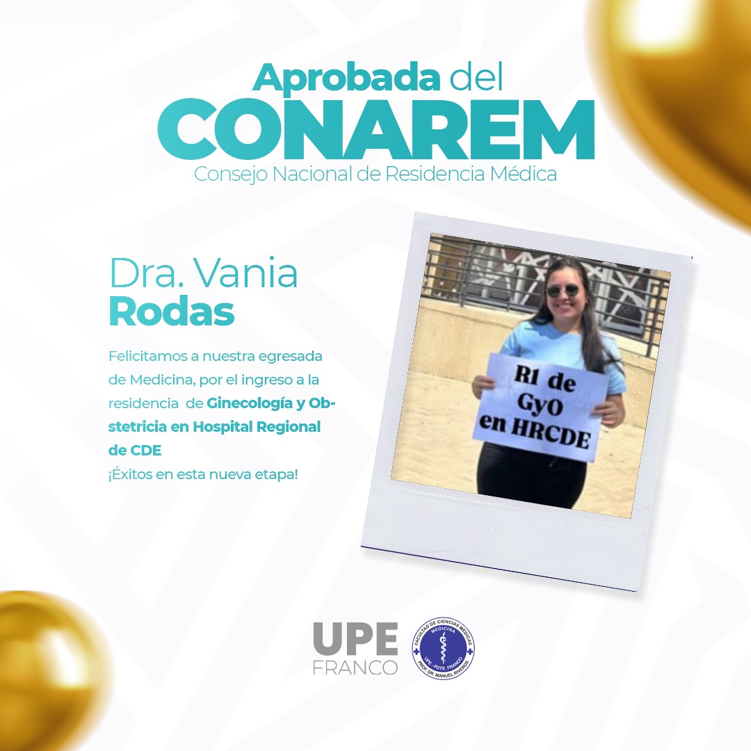 Orgullo UPE: Aprobados CONAREM - Medicina